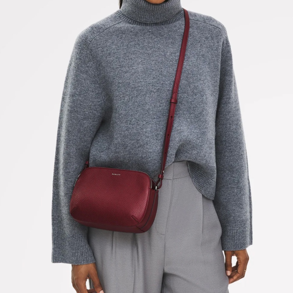 RADLEY London Dukes Place Multi-Compartment Leather Crossbody Bag - Carmine - Picture 5 of 5